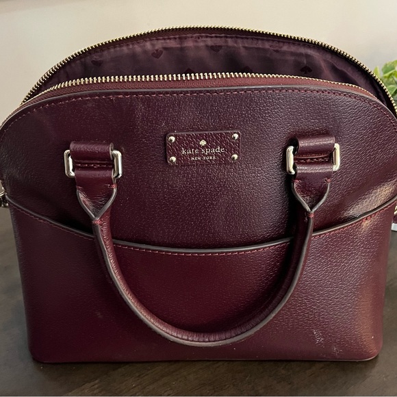 kate spade Handbags - Kate Spade l Authentic Burgundy Cross Body Purse